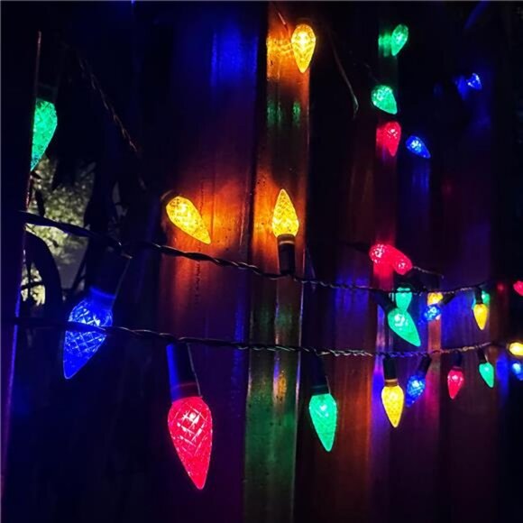 240 LED 78FT C6 Christmas String Lights, Long and Bright Fairy Lights Plug in - Picture 2 of 8